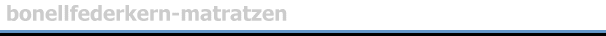 bonellfederkern-matratzen